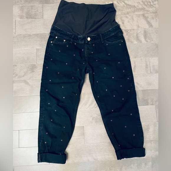 River Island studded denim maternity pant - Picture 5 of 9